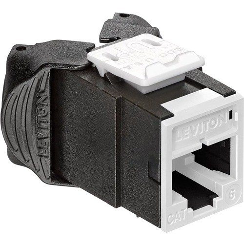 Leviton 61UJK-RW6 Cable Ends/Connectors Leviton Atlas-x1 Cat 6 Component-rated Utp Quickport Jack - 1 X Rj-45 Network - Female - White (61uj 61ujkrw6 078477695821
