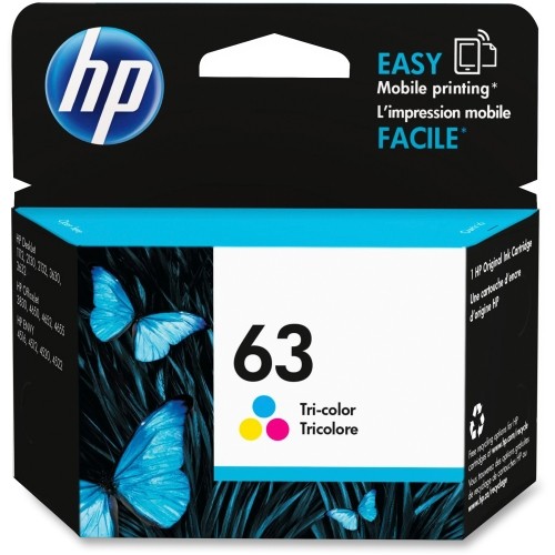 Hp F6U61AN#140 Toners & Ink Cartridges Hp 63 Original Ink Cartridge - Single Pack - Inkjet - 150 Pages - Tri-color - 1 Each (f6u61an#140) F6u61an140 818284322110