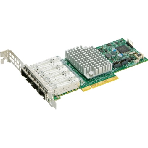 Supermicro AOC-STG-I4S Network Cards Supermicro 10gigabit Ethernet Card - 4 Port(s) - Optical Fiber - 10gbase-x (aoc-stg-i4s) Aocstgi4s 993251671887