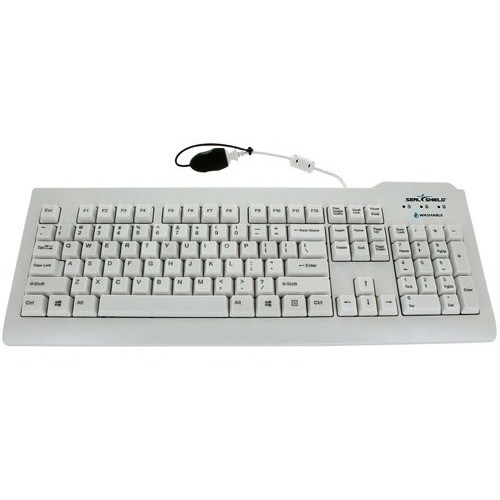 Seal Shield SSWKSV208NL Keyboards & Keypads Seal Shield Silver Seal Waterproof Keyboard - Sswksv208nl - Cable Connectivity - Usb Interface - 105 810491020704