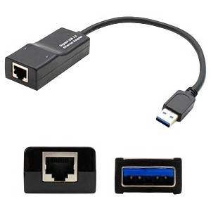 Addon 4X90E51405-AO Network Cards Addon Lenovo 4x90e51405 Compatible Usb 3.0 (a) Male To Rj-45 Female Black Adapter - 100% Compatible  4x90e51405ao 993246750818