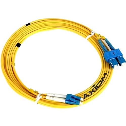 Axiom Memory AXG93112 Cables Lc/sc Singlemode Duplex Os2 9/125 Fiber Optic Cable 30m - Taa Compliant - Fiber Optic For Network De 198105007885