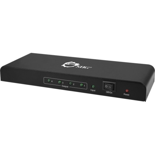 Siig CE-H22C12-S1 Signal Splitters/Amplifiers 4kx2k Hdmi 4-port Splitter With 3d Supported Ceh22c12s1 662774021928
