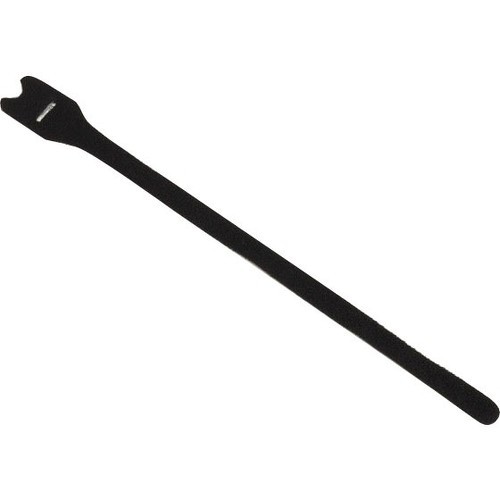 Black Box FT9120 Cable Management Black Box Hook-and-loop Cable Wrap - 1/2" X 12" , Black, 10-pack - Cable Wrap - Black - 10 - 12" Len 822088075189