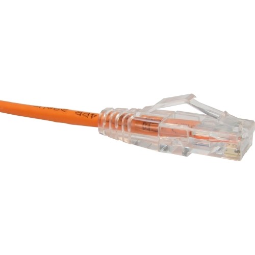 Kendall Howard, Inc CS6-07F-ORG Cables Unirise Clearfit Slim Cat6 Patch Cable, Snagless, Orange, 7ft - 7 Ft Category 6 Network Cable For Ne Cs607forg 893339071670