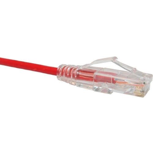 Kendall Howard, Inc CS6-09F-RED Cables Unirise Clearfit Slim Cat6 Patch Cable, Snagless, Red, 9ft - 9 Ft Category 6 Network Cable For Netwo Cs609fred 893339060889