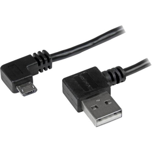 Startech USB2AUB2RA1M Cables Micro-usb Cable With Right-angled Connectors - M/m - 1m (3ft) 065030862431
