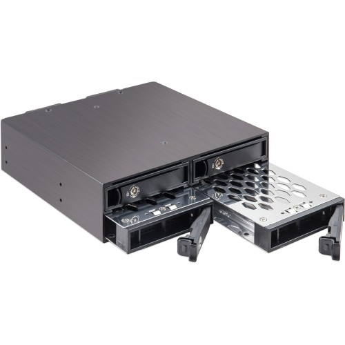 Syba SY-MRA25038 Drive Cabinets Io Crest Drive Enclosure For 5.25" Internal - 4 X Total Bay - 4 X 2.5" Bay - Aluminum, Metal (sy-mra Symra25038 818215188006