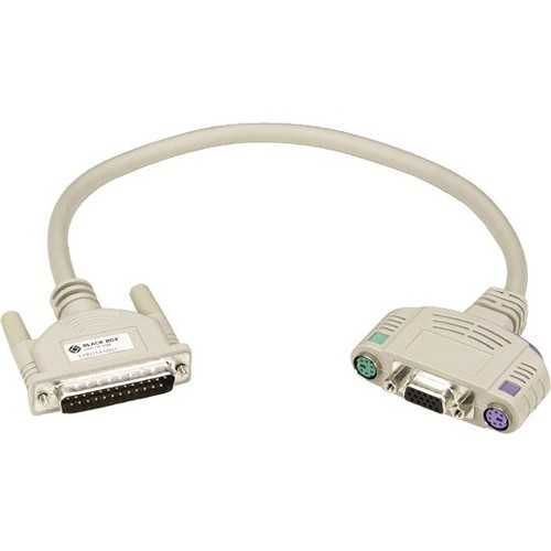 Black Box EHN154A-0010 Cables Black Box Kvm Cable - 10 Ft Kvm Cable For Kvm Switch, Keyboard/mouse, Monitor, Microphone, Speaker - Ehn154a0010 013269138919