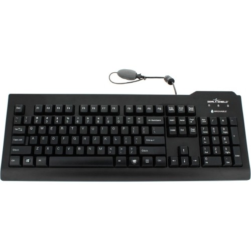 Seal Shield SSKSV208DK Keyboards & Keypads Seal Shield Silver Seal Waterproof Keyboard - Ssksv208dk - Cable Connectivity - Usb Interface - 105  810491020261