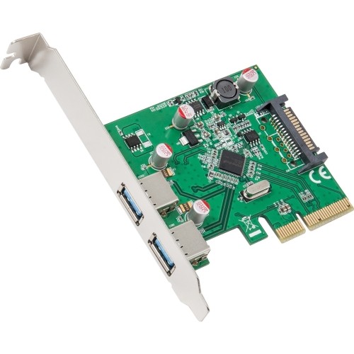 Syba SD-PEX20185 USB/Firewire Adapters Syba Multimedia Usb 3.1 Type-a Pci-e 3.0 X4, 2 Port - Pci Express 3.0 X4 - Plug-in Card - 2 Usb Port Sdpex20185 810154019717