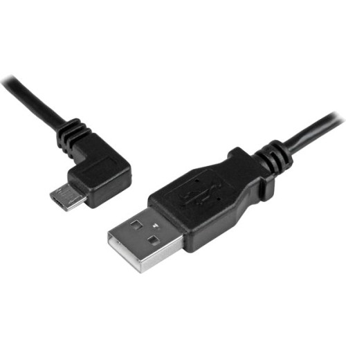 Startech USBAUB1MLA Cables 1m Left-angle Micro-usb 2.0 Charging Cable For Tablets And Phones 065030863148