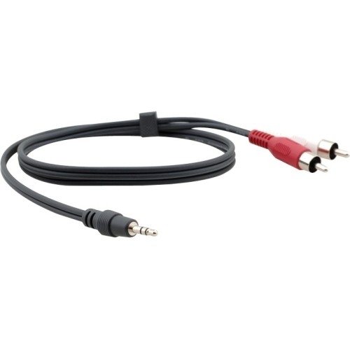 Kramer Electronics 95-0122050 Cables Kramer 3.5mm (m) To 2 Rca (m) Breakout Cable - 50 Ft Mini-phone/rca Audio Cable For Audio Device, Pc 950122050 088442572125