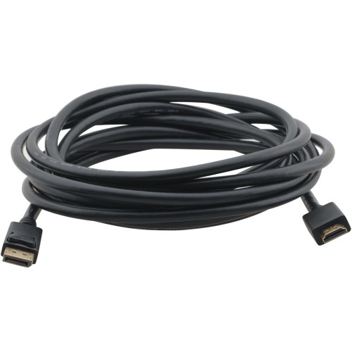 Kramer Electronics 97-0601010 Cables Kramer Displayport (m) To Hdmi (m) Cable - 10 Ft Displayport/hdmi A/v Cable For Audio/video Device,  970601010 002431100458