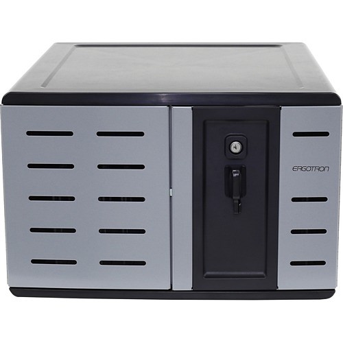 Ergotron DM12-1012-2 Stands & Cabinets Ergotron Zip12 Charging Desktop Cabinet - Up To 14" Screen Support - 14" Height X 22" Width X 24.50" Dm1210122 698833048100