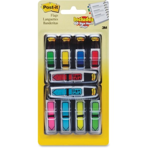 3m 684-VAD2 Post-It Arrow 1/2" Flags Value Pack 684vad2 MMM684VAD2 051141401966