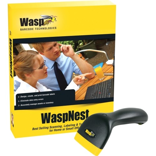 Wasp 633808931346 Bar Code Readers Wasp Waspnest With Wcs3900 Barcode Scanner - Cable Connectivity - 45 Scan/s - 1d - Ccd (633808931346 633808931346
