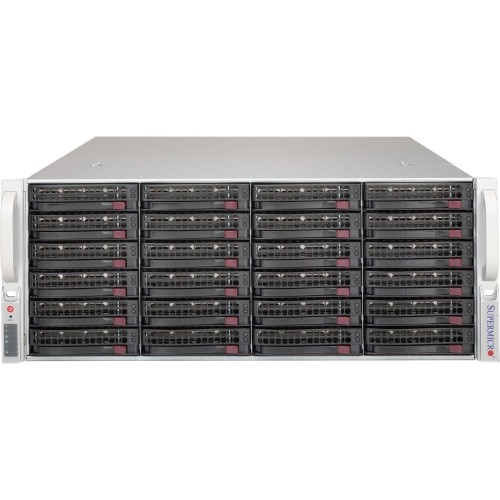 Supermicro CSE-846BE2C-R1K03JBOD Drive Cabinets Supermicro Superchassis 846be2c-r1k03jbod Drive Enclosure - 4u Rack-mountable - 24 X Total Bay - 24  Cse846be2cr1k03jbod 672042197514