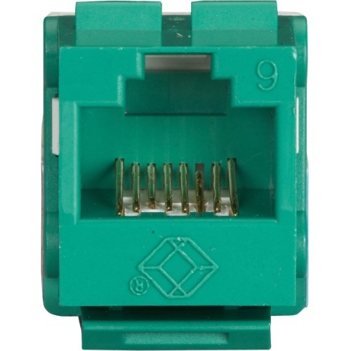 Black Box FMT634-R3 Cable Ends/Connectors Black Box Green Unshielded Cat6 Keystone Jack, 110 Punchdown, Taa - 1 Pack - 1 X Rj-45 Keystone Fema Fmt634r3 655093097736