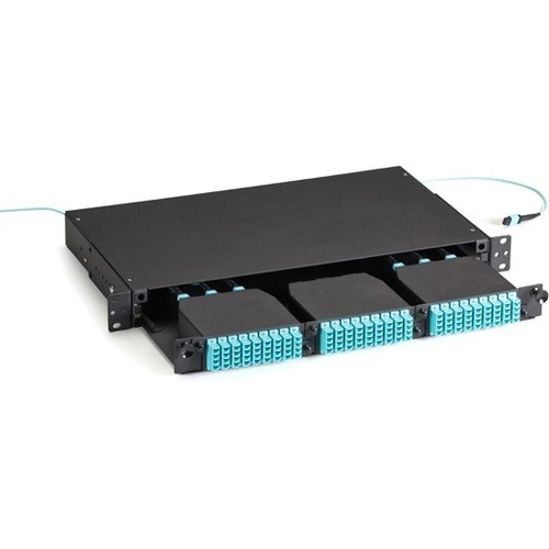 Black Box FOEN50HD-3H-1U Patch Panels Black Box Fiber Optic High Density Mtp Enclosure - 3-slot, 1u - 108 Port(s) - 108 X - 1u High - Rack Foen50hd3h1u 997855269037
