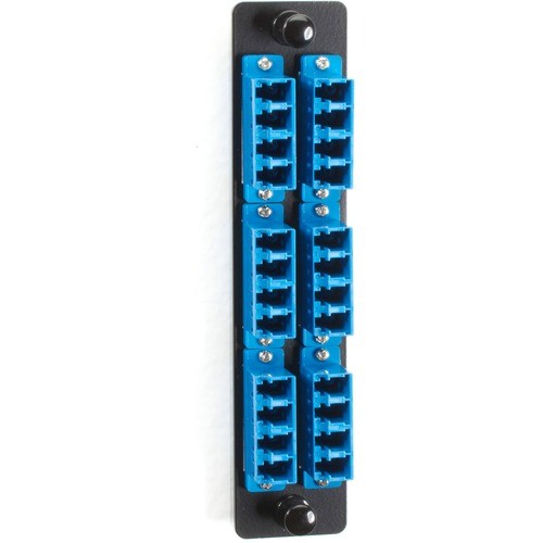 Black Box JPM467C-R2 Patch Panels Black Box High-density Single-mode Fiber Adapter Panel - Ceramic Sleeve - 24 Port(s) - 24 X Duplex - Jpm467cr2 088064159049
