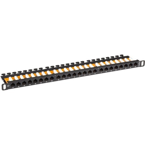 Black Box JPM5E24A-HU Patch Panels Black Box Spacegain Cat5e Patch Panel - 1/2u, Unshielded, 24-port - 24 Port(s) - 24 X Rj-45 - 0.5u H Jpm5e24ahu 088064987482