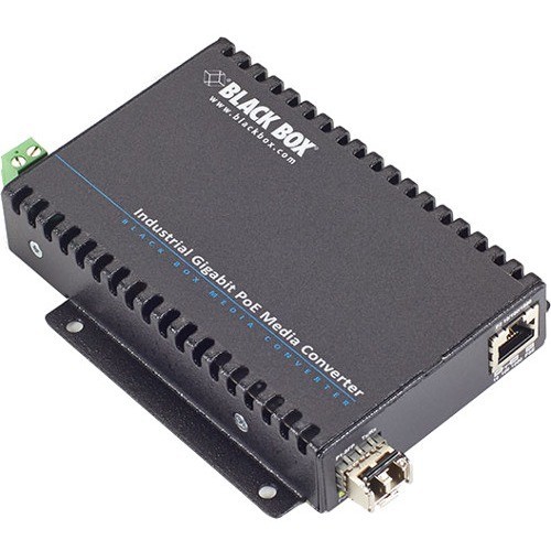 Black Box LGC5300A Transceivers/Media Converters Black Box Poe Industrial Gigabit Ethernet Media Converter, Sfp - 1 X Network (rj-45) - Gigabit Ether 822088108009