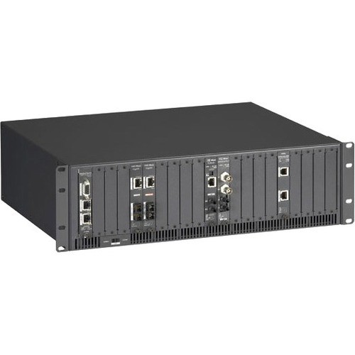 Black Box LMC5207A-R3 Modular Expansion Base Black Box Media Converter Chassis - 2 X Number Of Power Supplies Supported - 3u - Rack-mountable, De Lmc5207ar3 822088109822