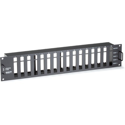 Black Box TL400A Rack Equipment Black Box Rs232 Passive Splitter Rackmount Chassis - 2u, Rj45 - For Chassis - 2u Rack Height X 19" R 088064461265