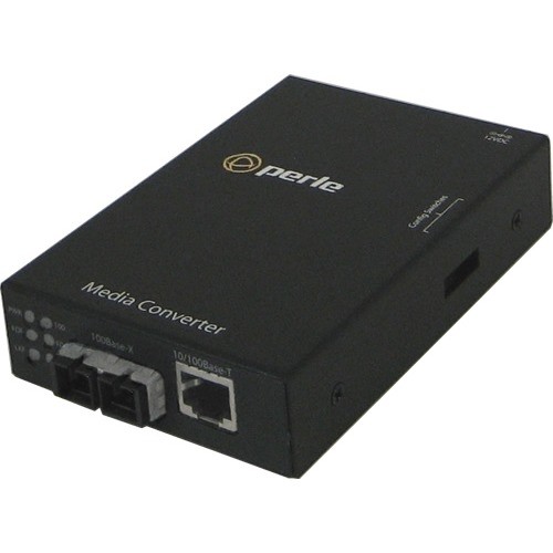 Perle Systems 05040834 Transceivers/Media Converters 10/100 Media Converter Standalone, Unmanaged 734660408349