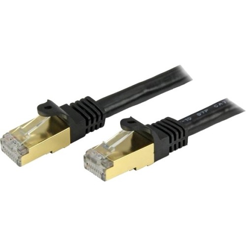 Startech C6ASPAT14BK Cables 14 Ft Black Shielded Snagless 10 Gigabit Cat 6a Stp Patch Cable 065030861601