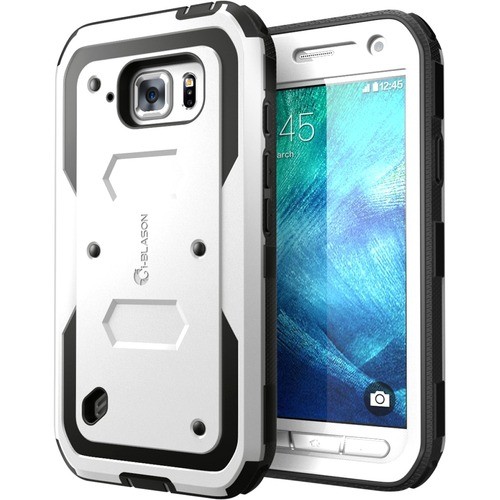 I-Blason S6ACT-AB-WHITE Skins I-blason Galaxy S6 Active Armorbox Dual Layer Full Body Protective Case - For Smartphone - White - S S6actabwhite 658551822758