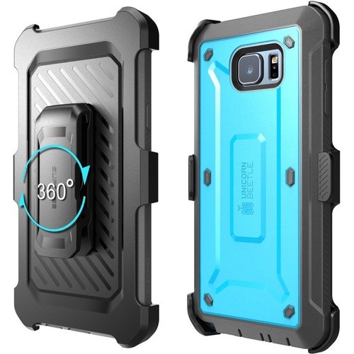 I-Blason S-NOTE5-UBP-BL Carrying Cases I-blason Unicorn Beetle Pro Carrying Case (holster) Smartphone - Blue, Black - Shock Absorbing, Impa Snote5ubpbl 658551825216