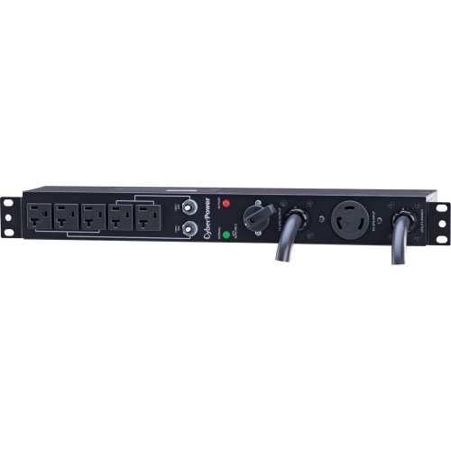 CyberPower MBP30A5 PDUs Cyberpower Mbp30a5 120 Vac 30a Maintenance Bypass Pdu - 5 Outlets, 6 Ft, 2 X Nema L5-30p, Horizontal 649532616596
