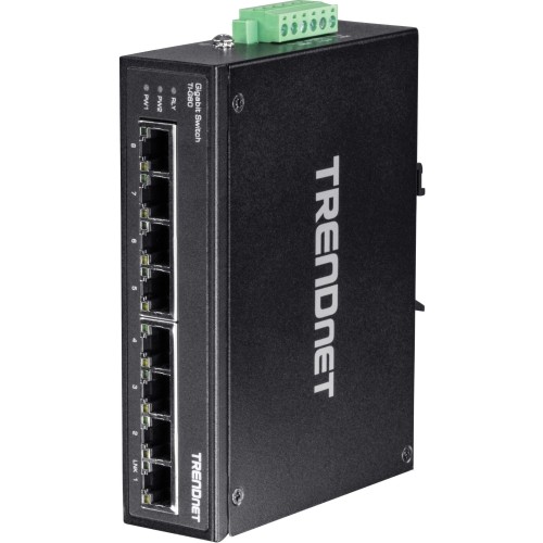 Trendnet TI-G80 Switches & Bridges 8-port Hardened Industrial Gigabit Switch Tig80 818224238563