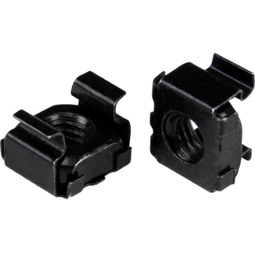 Startech CABCAGENT62B Fasteners M6 Cage Nuts - 100 Pack, Black 065030862165