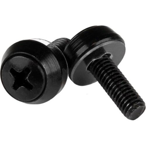 Startech CABSCREWSB Fasteners M5 X 12mm - Mounting Screws - 50 Pack, Black 065030862226