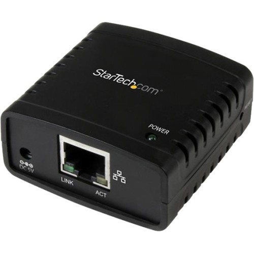Startech PM1115U2 Print Servers 10/100mbps Ethernet To Usb 2.0 Network Lpr Print Server 065030855174