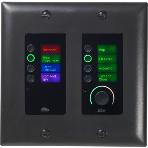 Harman Pro BSSEC8BV-BLK-M A/V Control Panels Bss Ec-8bv Ethernet Controller With 8 Buttons And Volume Control - Wired (bssec8bv-blk-m) Bssec8bvblkm 691991600920