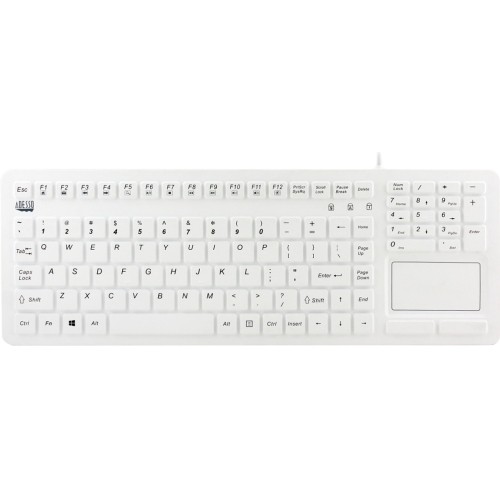 Adesso AKB-270UW Keyboards & Keypads Adesso Slimtouch 270 - Antimicrobial Waterproof Touchpad Keyboard - Cable Connectivity - Usb Interfa Akb270uw 818217035841