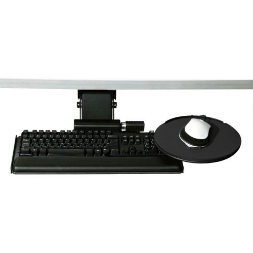 Humanscale 6GLS550-G22 Keyboard Trays/Drawers 6g Black Mechanism, Lateral Slider, Std Black, Big Slim Board, No Mouse Platform (6gls550-g22) 6gls550g22 