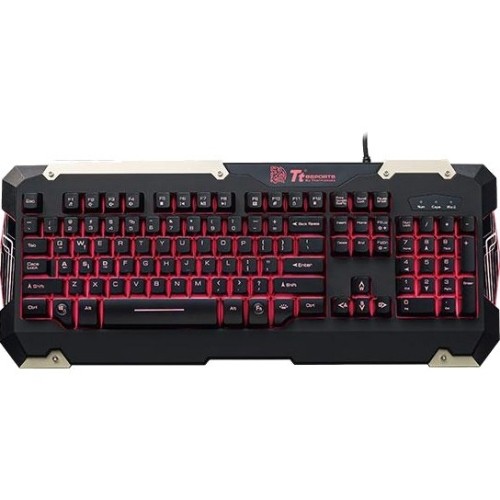 Thermaltake KB-CMC-PLBDUS-01 Keyboard & Mouse Combos Commander Gaming Gear Combo (red Light) Kbcmcplbdus01 818213294570