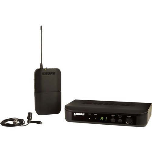 Shure Inc. BLX14/CVL-H10 Wireless Microphone Systems Shure Blx14/cvl Wireless Presenter System With Cvl Lavalier Microphone - 542 Mhz To 572 Mhz Operatin Blx14cvlh10 042406470414