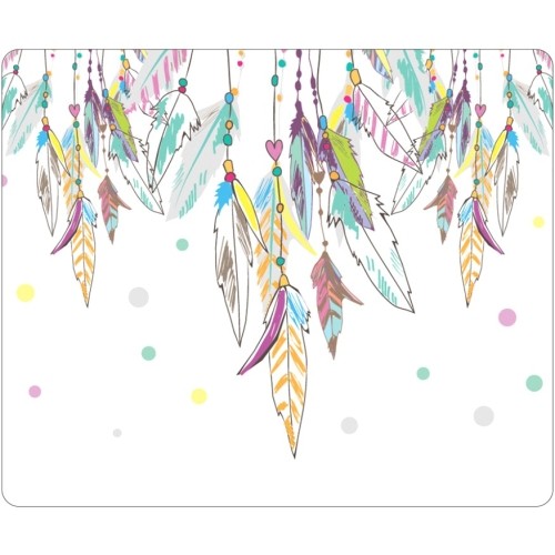 Centon Electronics OP-MPV1WM-HIP-09 Wrist/Mouse Pads Otm Hipster Prints White Mouse Pad, Dream Catcher Color - Dream Catcher Color - White - Rubber - Sli Opmpv1wmhip09 731969577622