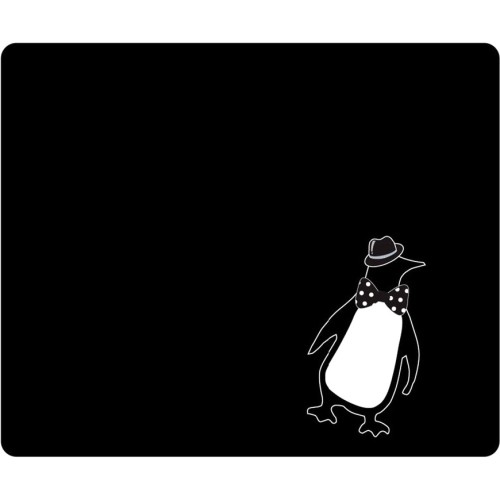 Centon Electronics OP-MPV1BM-CRIT-02 Wrist/Mouse Pads Otm Critter Prints Black Mouse Pad, Penquin - Penquin - Black - Rubber - Slip Resistant (op-mpv1bm-c Opmpv1bmcrit02 731969577509