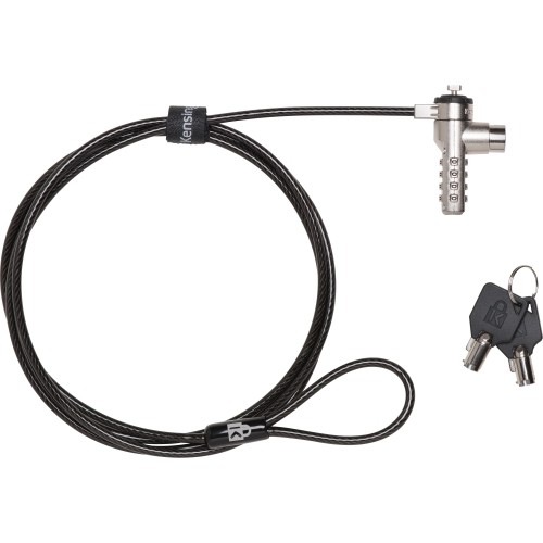 Kensington K67904WW Cable Locks Master Keyed Combination Laptop Lock 085896679042