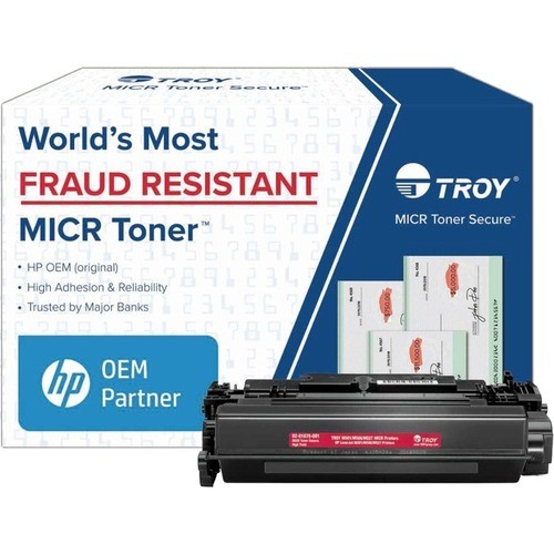 Troy Group 02-81676-001 Toners & Ink Cartridges Troy Toner Secure Original Micr High Yield Laser Toner Cartridge - Alternative For Troy, Cf287x - Bl 0281676001 818257500569