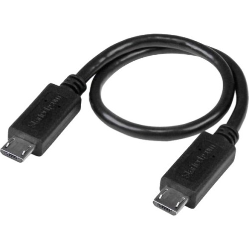 Startech UUUSBOTG8IN Cables 8in Usb Otg Cable - Micro Usb To Micro Usb - M/m - Usb Otg Adapter - 8 Inch 065030863186