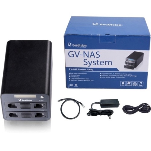 Geovision 85-NAS2008-001U Surveillance Systems Geovision Gv-nas2008 Network Attached Storage - Network Attached Storage (85-nas2008-001u) 85nas2008001u 4717095108912