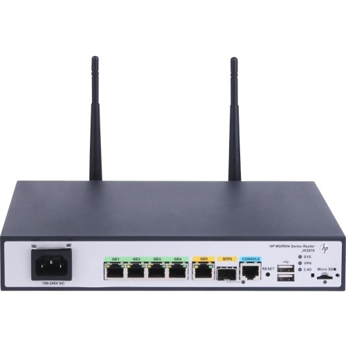 Aruba Networks JH297A Wireless Routers Hpe Msr954-w Wi-fi 4 Ieee 802.11n Ethernet Wireless Router - 2.40 Ghz Ism Band - 2 X Antenna(2 X Ext 889296338437